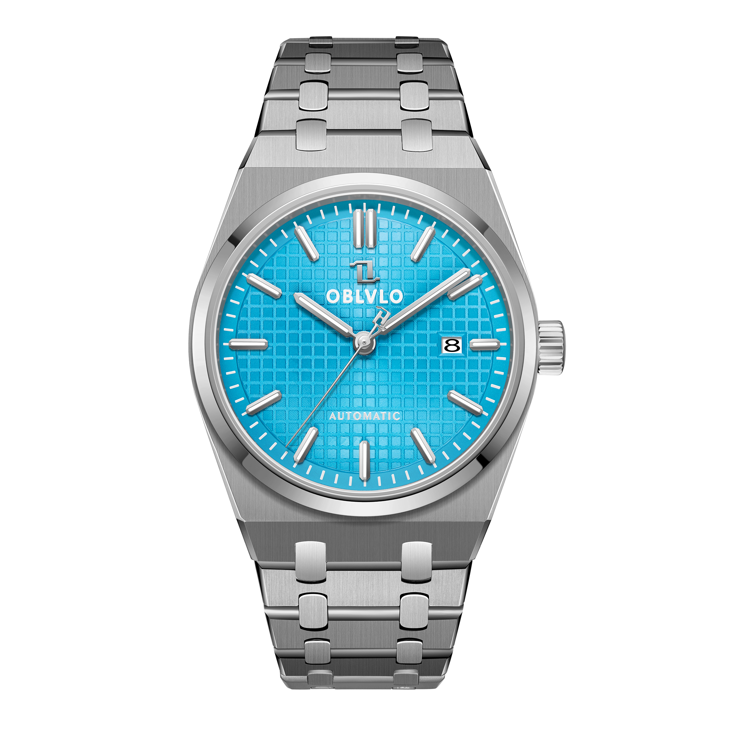 Best Affordable Mens Vintage Dress Sky Blue Dial Automatic Watches O