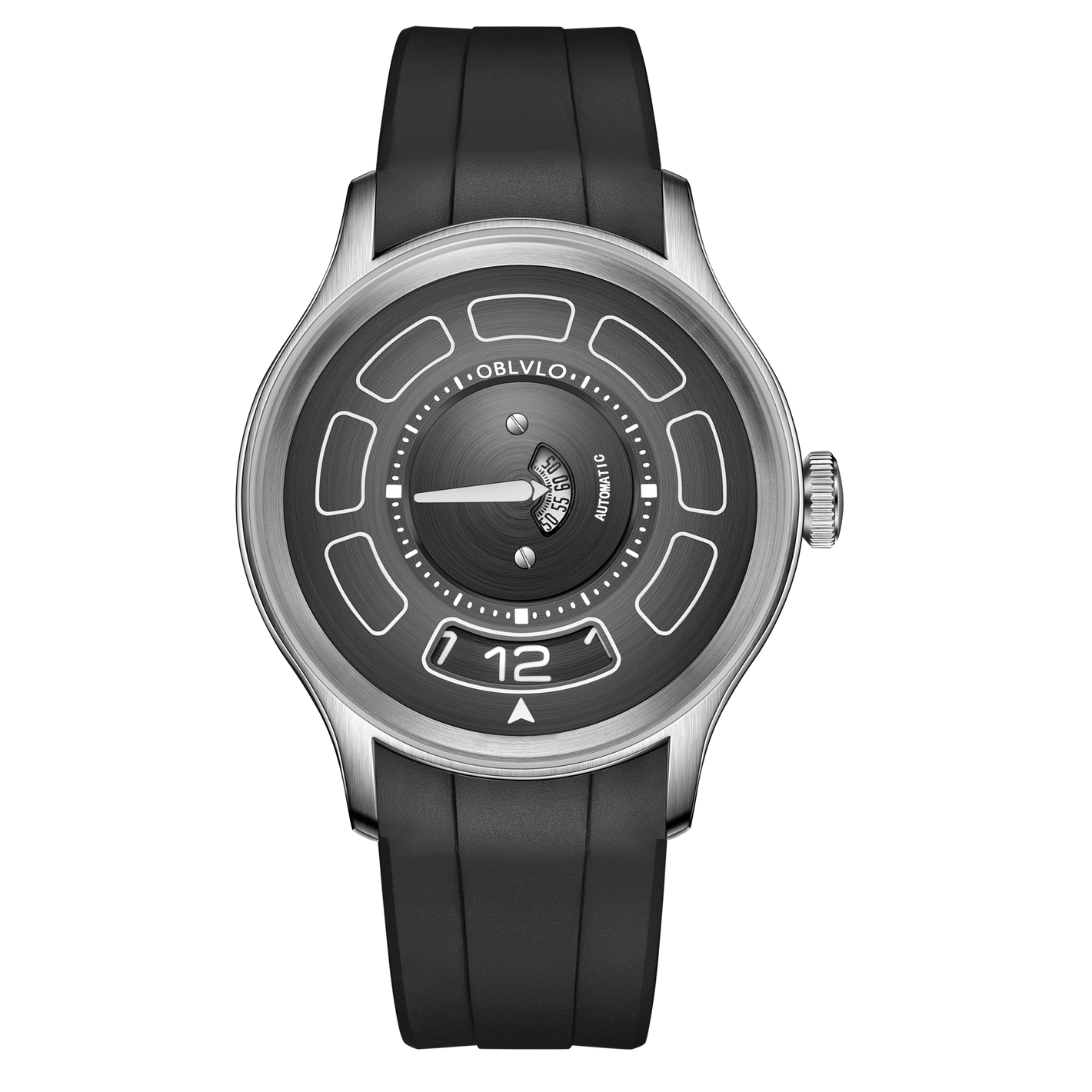 Cool Unique OBLVLO BLM-UFO UFO-Shaped with Luminous Dial Automatic Watch - Cool Modern Display Design Watches