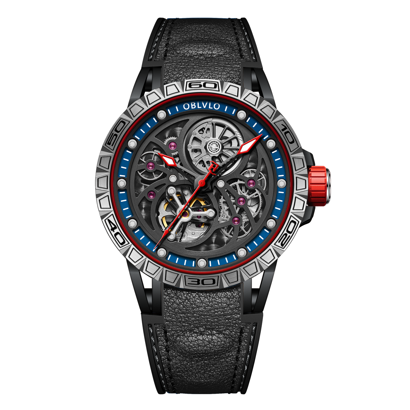Best Affordable Luxury Skeleton Automatic Watches for Men - Oblvlo LMS BTLB