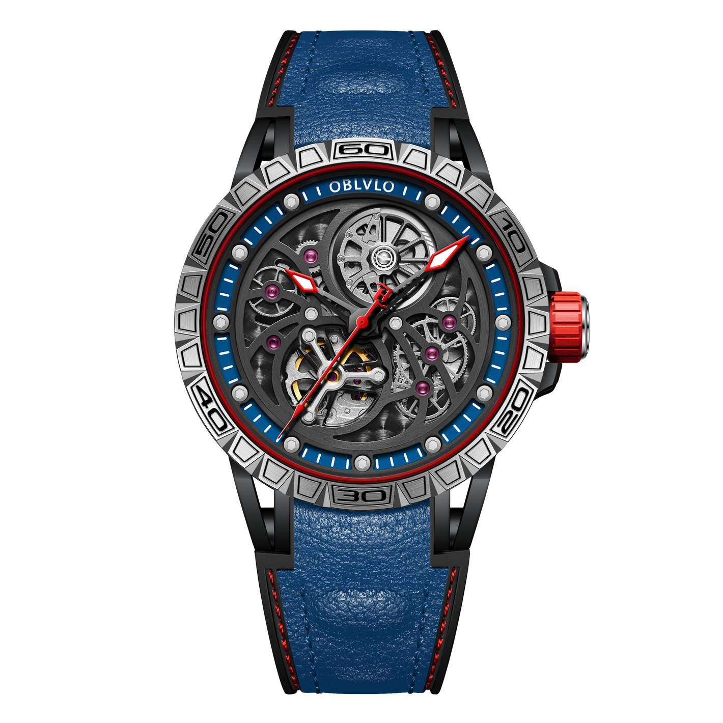 Best Affordable Luxury Skeleton Automatic Mechanical Watches from Oblvlo LMS BTLL