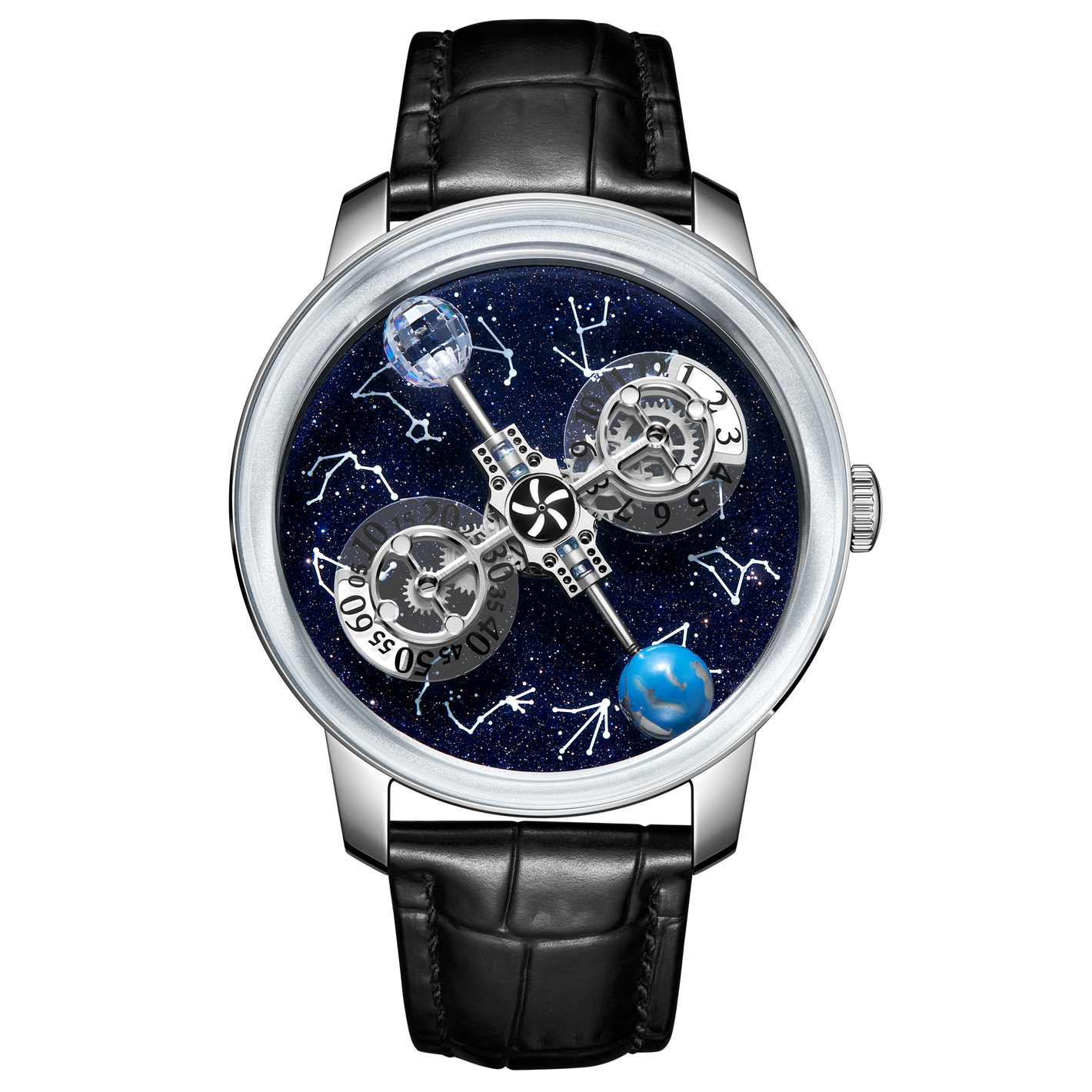 Universe Design Space Exploration Automatic Mechanical Watch | OBLVLO CSM Starry Sky Watches