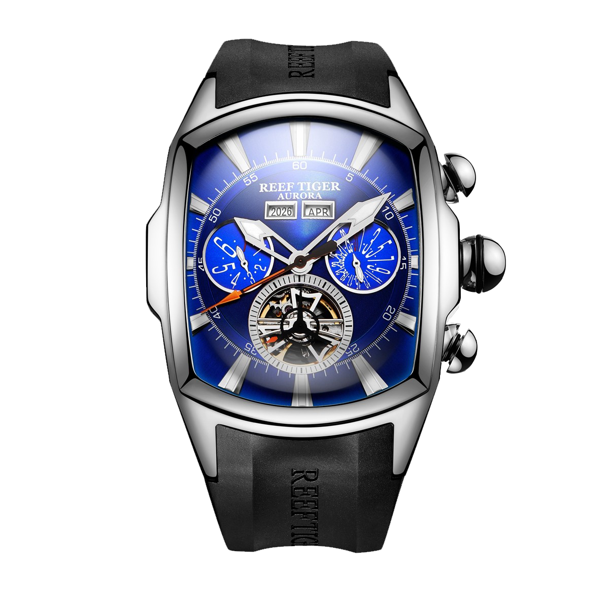 Best Affordable Reef Tiger Aurora Tank II Sports Automatic Military Watch for Men