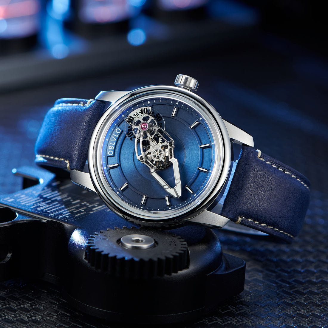 Discover the OBLVLO JM Space 42MM Automatic Mechanical Dress Watches for Men: A Stellar Addition to Your Collection