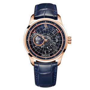 Luxury Best Rose Gold Vintage Automatic Dress Watches - Oblvlo GC-SW RLRL