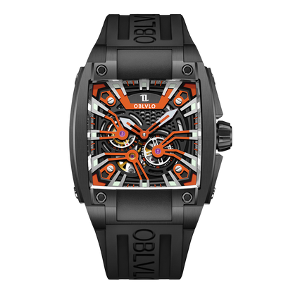 Best Men's Mechanical Automatic Sports Watches - Oblvlo GM-BCBB Series