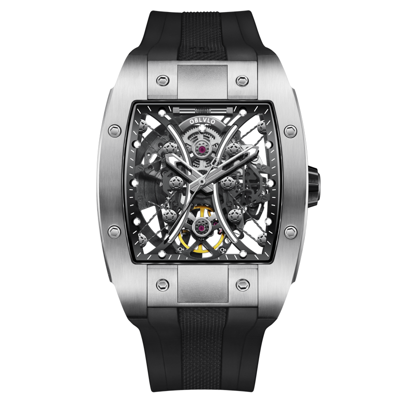 Best Luxury Oblvlo EM-S Automatic Skeleton Wristwatches Under $1000