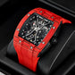 Luxury Tonneau Automatic Mechanical Skeleton Wrist Watches - Oblvlo EM-S