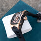 OBLVLO ZM-NZ 46MM Rose Gold Case Chinese myth "Nezha" Style Design Men Mechanical Automatic Skeleton Super Luminous Watch