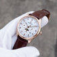 OBLVLO WM Men's 41mm Multi-function 6 Hands Automatic Mechanical Watch - Classic Luxury Rose Gold Dress Watch