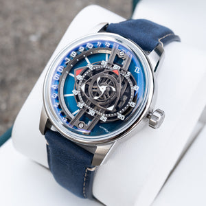 Luxury Men's Automatic Unique Skeleton Watch - OBLVLO JM ROTOR Series