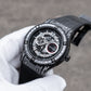 OBLVLO HM-GT - Men's Classic All Black Case & Dial with Date Miyato Automatic Movement Waterproof Watch