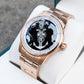 Rose Gold & Black Cold Enamel Dial Automatic Unique Watches For Men - OBLVLO JM-Sailing