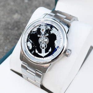 OBLVLO JM-Sailing Black Cold Enamel Dial, Affordable Mens Luxury AutomaticWatches For sale