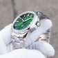 OBLVLO FM-SL-DD-D Affordable Luxury 39mm Green Dial Automatic Moon Phase Watch for Men