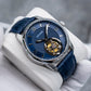 Affordable Luxury Mens Blue Dial Tourbillon Dress Watches - OBLVLO JM-TB