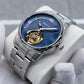 Affordable Luxury Mens Blue Dial Tourbillon Dress Watches - OBLVLO JM-TB