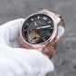 OBLVLO JM-TB: Affordable Luxury Rose Gold Tourbillon Dress Watch for Men