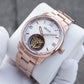 Affordable OBLVLO JM-TB Men's Luxury Rose Gold Tourbillon Watches for Business & Formal Occasions