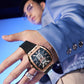 Top Luxury Bonest Gatti BG5601-A1 Mens Sport Automatic Skeleton Rose Gold Watches