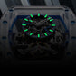 Bonest Gatti BG9960-A3 Men's Luxury Yellow Automatic Skeleton Transparent Watch - Best Unique Watch
