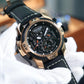 Luxury Rose Gold Reef Tiger Aurora Transformers Military Sports Automatic Watches