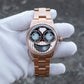 Oblvlo JM-JOKER Series Cool Unique Joker Automatic Rose Gold Watches For Sale