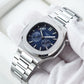 Luxury Men's 44mm Square Crystal Bezel Automatic Watch | Reef Tiger RGA2019 24-Hour Multi-Dial Business Wrist Watches