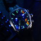 Affordable Reef Tiger Aurora Tank Racing Best Black PVD Sport Automatic Watch for Men