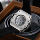REEF TIGER Aurora RGA3009 Multifunctional Date Luminous Waterproof Flywheel Tonneau Automatic Mechanical Watch for Men