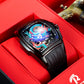 Luxury Cool Blue China Dragon Unique Mens Watches from Reef Tiger Aurora Series