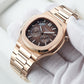 Reef Tiger RGA2019 44mm Square & Brown Dial Automatic Watch - 24-Hour Multi-Dial Business Wrist Watches