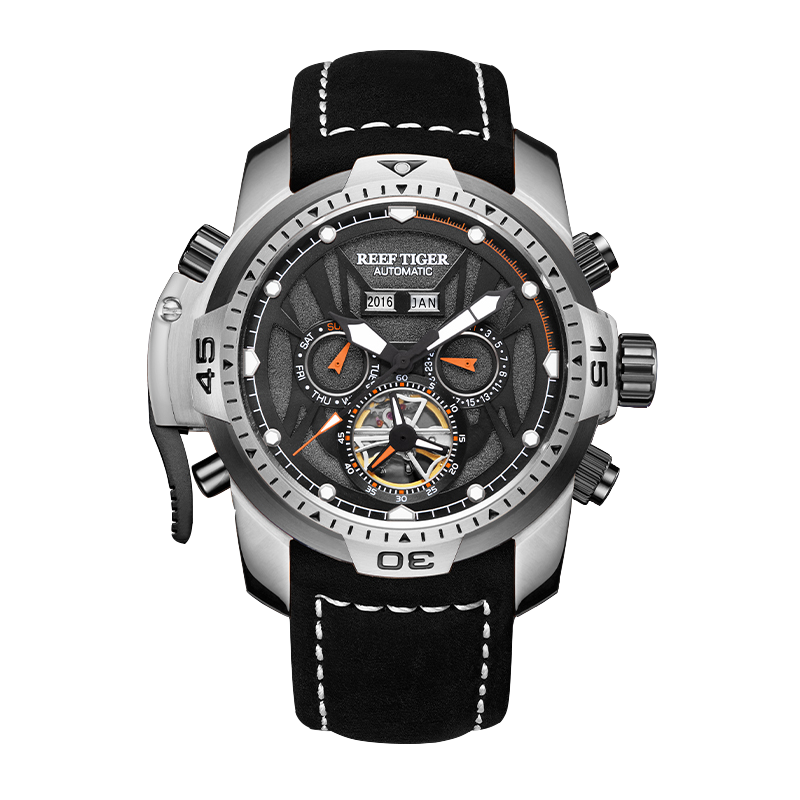 Best Reef Tiger Aurora Transformers Luxury Military Automatic Watches for Men