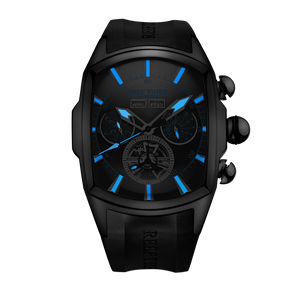 Best Affordable Reef Tiger Aurora Tank II Black PVD Mens Automatic Sport Watches