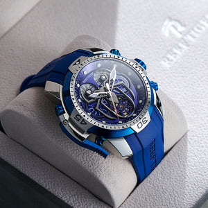 Affordable Luxury Skeleton Sport Automatic Watches from Reef Tiger Aurora Spider