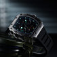REEF TIGER Aurora RGA3009 Multifunctional Date Luminous Waterproof Flywheel Tonneau Automatic Mechanical Watch for Men