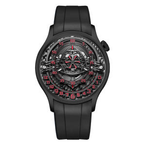 Affordable Luxury All Black OBLVLO BLM ROTOR Unique Rotary Engine Automatic Watches