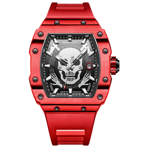 Luxury Mens Watches for Sale - Bonest Gatti BG9908-A3 Automatic Skeleton Carbon Fiber Watch
