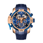 Luxury Reef Tiger Aurora Spider Rose Gold Automatic Chronograph Military Watches for Men