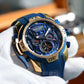 Luxury Reef Tiger Aurora Transformers Rose Gold Military Automatic Wrist Watches For Men