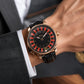 Rose Gold OBLVLO CSM-CA Men's Casino Roulette Wheel Watch - Mechanical Automatic Luxury Gambling Wristwatch