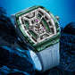 Bonest Gatti BG5601-A3 Mens Luxury Sports Automatic Skeleton Watch for Sale