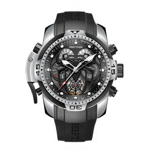 High Quality Reef Tiger Aurora Spider Luxury Military Automatic Watches for Men
