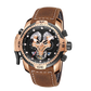 Best Reef Tiger Men's Aurora Concept Rose Gold Luxury Automatic Sport Watch