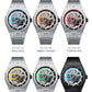 Bonest Gatti BG7601-S6 Men's Luxury Automatic Skeleton Sport Watch - Best for Sale