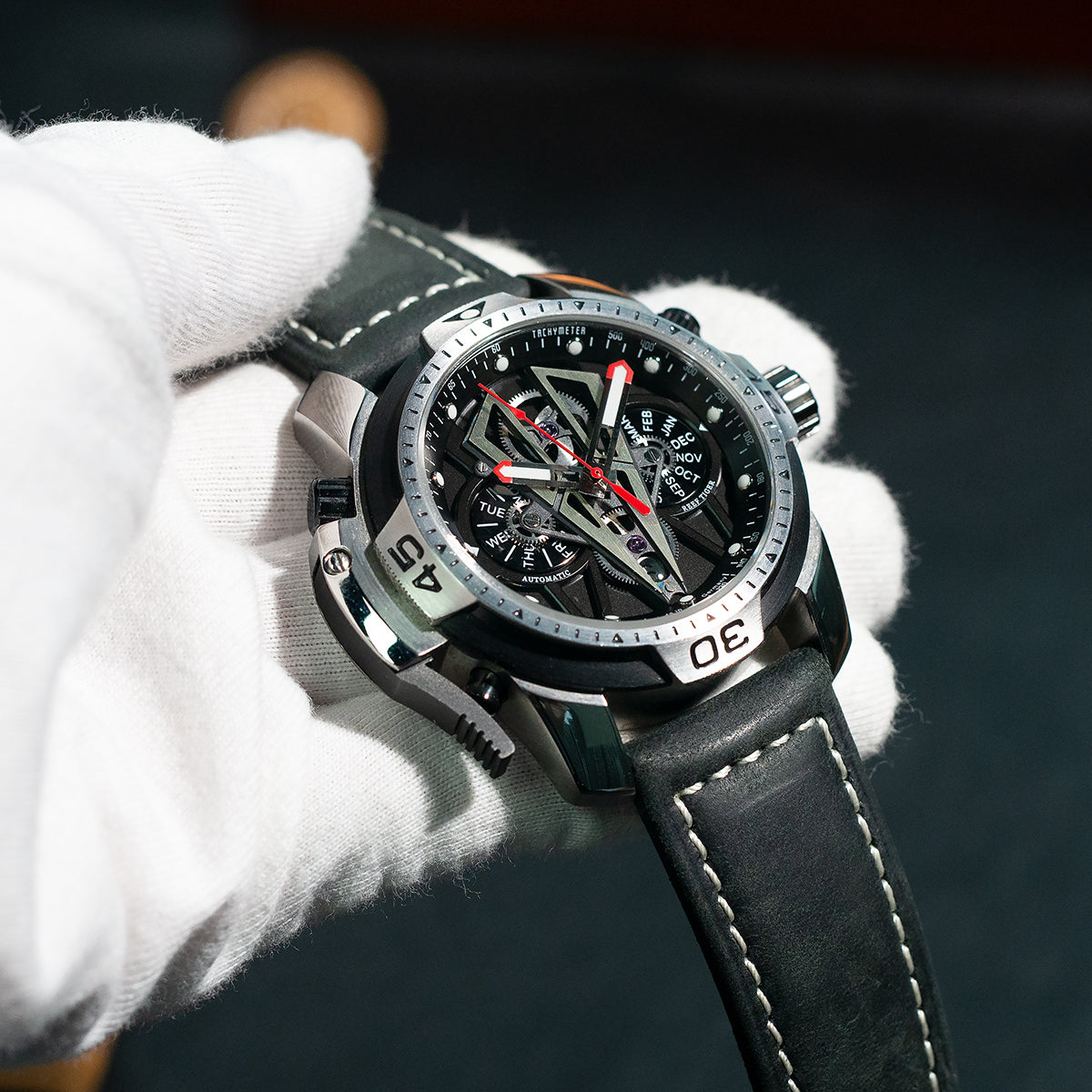 Reef Tiger Aurora Concept 2 Luxury Military Automatic Sports Wristwatc