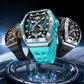 Best Luxury Mens Automatic Skeleton Watches for Sale - Rose Gold Bonest Gatti BG5701-A1