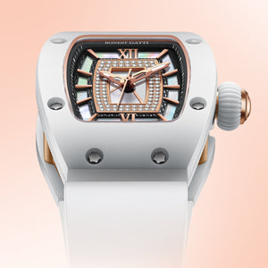 Best Bonest Gatti BG9906-L1 Women's Classic Luxury Mechanical Diamond Ceramic Watch