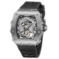 Affordable Silver Skeleton Chinese Dragon Automatic Watches - OBLVLO XM DRAGON Series