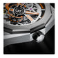 Bonest Gatti BG7601-A2 - Best Men's Sport Automatic Skeleton Watch