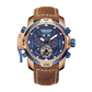 Luxury Reef Tiger Aurora Transformers Rose Gold Military Automatic Wrist Watches For Men